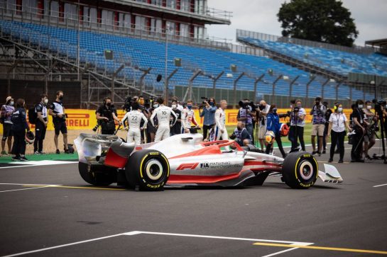 2022 Car Launch.
15.07.2021. Formula 1 World Championship, Rd 10, British Grand Prix, Silverstone, England, Preparation Day.
- www.xpbimages.com, EMail: requests@xpbimages.com &copy; Copyright: Bearne / XPB Images