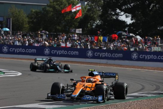 Lando Norris (GBR) McLaren MCL35M.
18.07.2021. Formula 1 World Championship, Rd 10, British Grand Prix, Silverstone, England, Race Day.
- www.xpbimages.com, EMail: requests@xpbimages.com &copy; Copyright: Batchelor / XPB Images