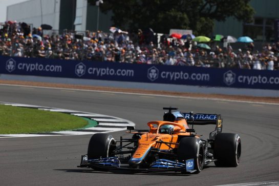 Daniel Ricciardo (AUS) McLaren MCL35M.
18.07.2021. Formula 1 World Championship, Rd 10, British Grand Prix, Silverstone, England, Race Day.
- www.xpbimages.com, EMail: requests@xpbimages.com &copy; Copyright: Batchelor / XPB Images