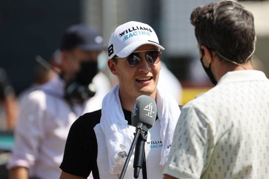 George Russell (GBR) Williams Racing.
18.07.2021. Formula 1 World Championship, Rd 10, British Grand Prix, Silverstone, England, Race Day.
- www.xpbimages.com, EMail: requests@xpbimages.com &copy; Copyright: Batchelor / XPB Images