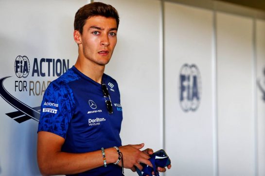 George Russell (GBR) Williams Racing.
18.07.2021. Formula 1 World Championship, Rd 10, British Grand Prix, Silverstone, England, Race Day.
- www.xpbimages.com, EMail: requests@xpbimages.com &copy; Copyright: Staley / XPB Images