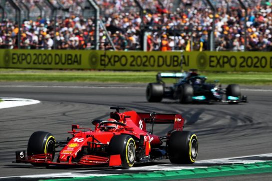 Charles Leclerc (MON) Ferrari SF-21.
18.07.2021. Formula 1 World Championship, Rd 10, British Grand Prix, Silverstone, England, Race Day.
 - www.xpbimages.com, EMail: requests@xpbimages.com &copy; Copyright: Davenport / XPB Images