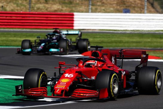 Charles Leclerc (MON) Ferrari SF-21.
18.07.2021. Formula 1 World Championship, Rd 10, British Grand Prix, Silverstone, England, Race Day.
 - www.xpbimages.com, EMail: requests@xpbimages.com &copy; Copyright: Davenport / XPB Images