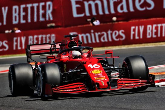 Charles Leclerc (MON) Ferrari SF-21.
30.07.2021. Formula 1 World Championship, Rd 11, Hungarian Grand Prix, Budapest, Hungary, Practice Day.
- www.xpbimages.com, EMail: requests@xpbimages.com © Copyright: Batchelor / XPB Images