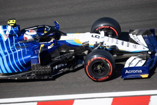 Nicholas Latifi (CDN) Williams Racing FW43B.
31.07.2021. Formula 1 World Championship, Rd 11, Hungarian Grand Prix, Budapest, Hungary, Qualifying Day.
- www.xpbimages.com, EMail: requests@xpbimages.com &copy; Copyright: Bearne / XPB Images