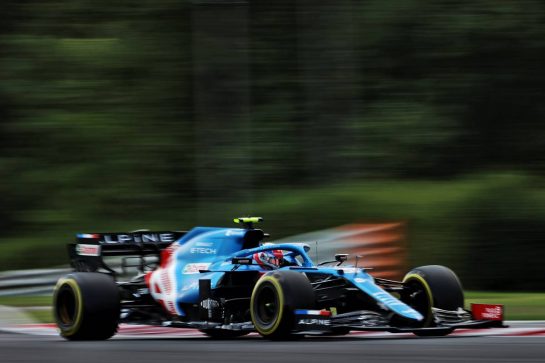 Esteban Ocon (FRA) Alpine F1 Team A521.
31.07.2021. Formula 1 World Championship, Rd 11, Hungarian Grand Prix, Budapest, Hungary, Qualifying Day.
- www.xpbimages.com, EMail: requests@xpbimages.com &copy; Copyright: Moy / XPB Images