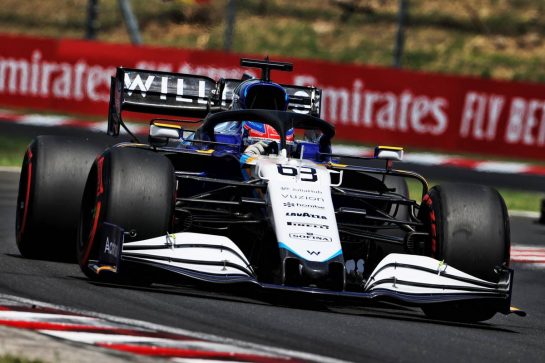 George Russell (GBR) Williams Racing FW43B.
31.07.2021. Formula 1 World Championship, Rd 11, Hungarian Grand Prix, Budapest, Hungary, Qualifying Day.
- www.xpbimages.com, EMail: requests@xpbimages.com &copy; Copyright: Moy / XPB Images
