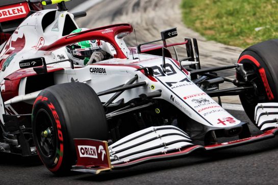 Antonio Giovinazzi (ITA) Alfa Romeo Racing C41.
31.07.2021. Formula 1 World Championship, Rd 11, Hungarian Grand Prix, Budapest, Hungary, Qualifying Day.
- www.xpbimages.com, EMail: requests@xpbimages.com &copy; Copyright: Batchelor / XPB Images