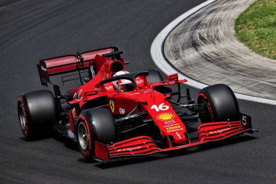 Charles Leclerc (MON) Ferrari SF-21.
31.07.2021. Formula 1 World Championship, Rd 11, Hungarian Grand Prix, Budapest, Hungary, Qualifying Day.
- www.xpbimages.com, EMail: requests@xpbimages.com &copy; Copyright: Batchelor / XPB Images