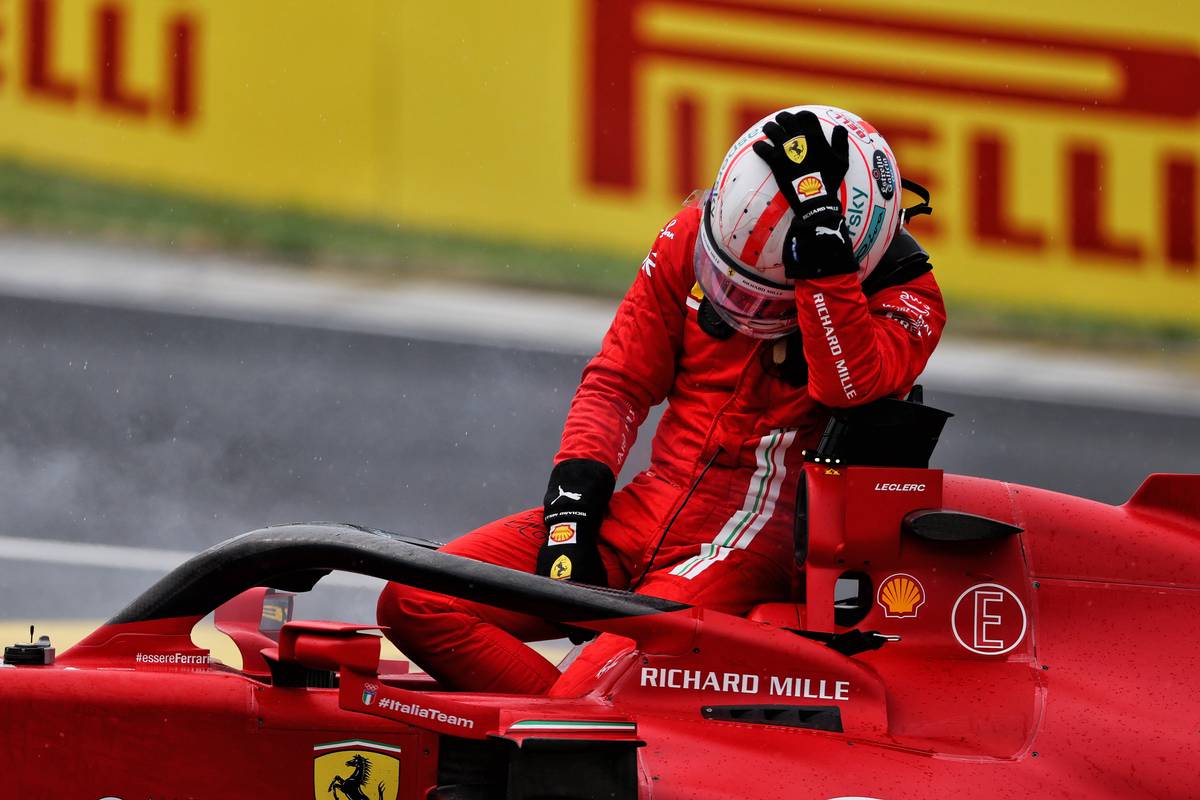 Charles Leclerc (MON) Ferrari SF-21 retired from the race. 01.08.2021. Formula 1 World Championship, Rd 11, Hungarian Grand Prix, Budapest