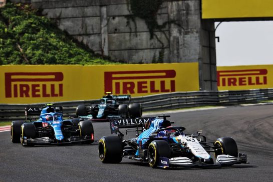 George Russell (GBR) Williams Racing FW43B.
01.08.2021. Formula 1 World Championship, Rd 11, Hungarian Grand Prix, Budapest, Hungary, Race Day.
- www.xpbimages.com, EMail: requests@xpbimages.com &copy; Copyright: Batchelor / XPB Images