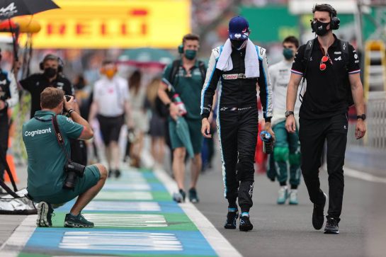 Esteban Ocon (FRA) Alpine F1 Team.
01.08.2021. Formula 1 World Championship, Rd 11, Hungarian Grand Prix, Budapest, Hungary, Race Day.
- www.xpbimages.com, EMail: requests@xpbimages.com &copy; Copyright: Charniaux / XPB Images