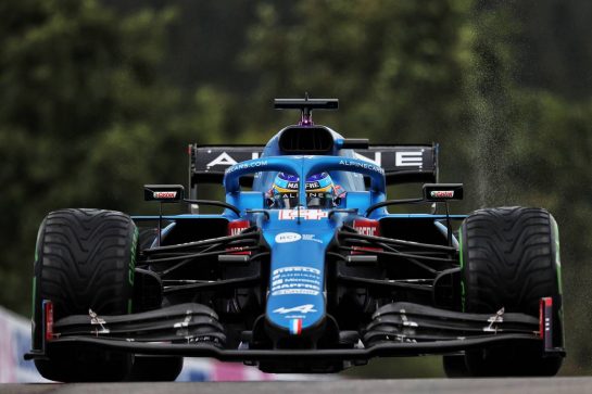 Fernando Alonso (ESP) Alpine F1 Team A521.
28.08.2021. Formula 1 World Championship, Rd 12, Belgian Grand Prix, Spa Francorchamps, Belgium, Qualifying Day.
- www.xpbimages.com, EMail: requests@xpbimages.com © Copyright: Moy / XPB Images