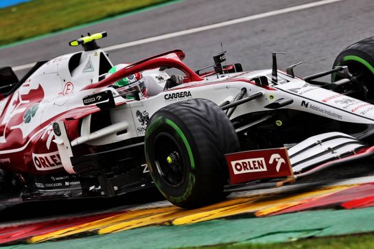 Antonio Giovinazzi (ITA) Alfa Romeo Racing C41.
28.08.2021. Formula 1 World Championship, Rd 12, Belgian Grand Prix, Spa Francorchamps, Belgium, Qualifying Day.
- www.xpbimages.com, EMail: requests@xpbimages.com © Copyright: Batchelor / XPB Images