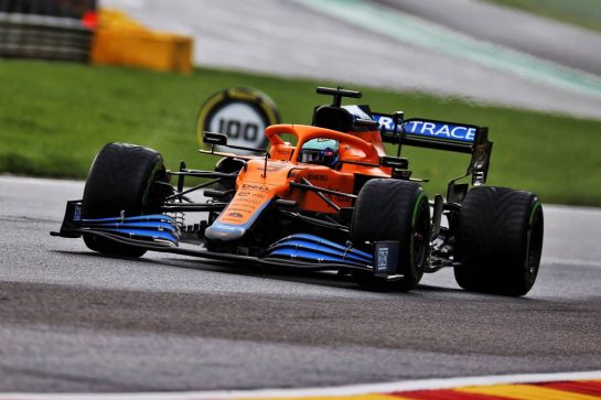 Daniel Ricciardo (AUS) McLaren MCL35M.
28.08.2021. Formula 1 World Championship, Rd 12, Belgian Grand Prix, Spa Francorchamps, Belgium, Qualifying Day.
- www.xpbimages.com, EMail: requests@xpbimages.com © Copyright: Batchelor / XPB Images