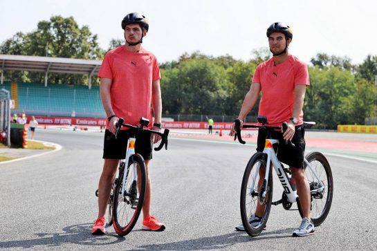 (L to R): Max Verstappen (NLD) Red Bull Racing rides the circuit with team mate Sergio Perez (MEX) Red Bull Racing.
09.09.2021. Formula 1 World Championship, Rd 14, Italian Grand Prix, Monza, Italy, Preparation Day.
- www.xpbimages.com, EMail: requests@xpbimages.com © Copyright: Moy / XPB Images