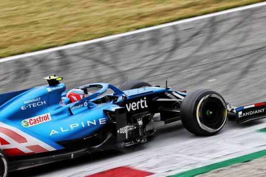 Esteban Ocon (FRA) Alpine F1 Team A521.
10.09.2021. Formula 1 World Championship, Rd 14, Italian Grand Prix, Monza, Italy, Qualifying Day.
- www.xpbimages.com, EMail: requests@xpbimages.com &copy; Copyright: Batchelor / XPB Images