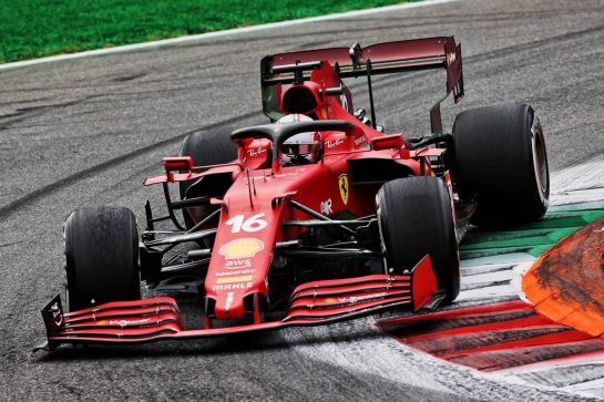 Charles Leclerc (MON) Ferrari SF-21.
10.09.2021. Formula 1 World Championship, Rd 14, Italian Grand Prix, Monza, Italy, Qualifying Day.
- www.xpbimages.com, EMail: requests@xpbimages.com &copy; Copyright: Batchelor / XPB Images