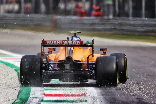 Lando Norris (GBR) McLaren MCL35M.
10.09.2021. Formula 1 World Championship, Rd 14, Italian Grand Prix, Monza, Italy, Qualifying Day.
- www.xpbimages.com, EMail: requests@xpbimages.com &copy; Copyright: Charniaux / XPB Images