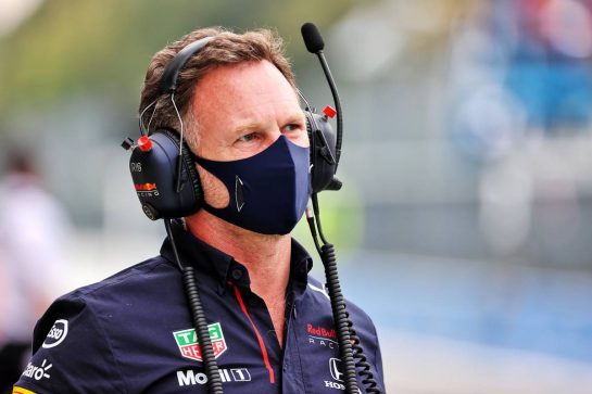 Christian Horner (GBR) Red Bull Racing Team Principal.
10.09.2021. Formula 1 World Championship, Rd 14, Italian Grand Prix, Monza, Italy, Qualifying Day.
- www.xpbimages.com, EMail: requests@xpbimages.com &copy; Copyright: Batchelor / XPB Images