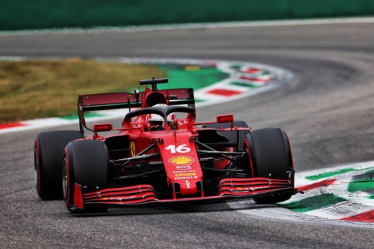 Charles Leclerc (MON) Ferrari SF-21.
10.09.2021. Formula 1 World Championship, Rd 14, Italian Grand Prix, Monza, Italy, Qualifying Day.
- www.xpbimages.com, EMail: requests@xpbimages.com &copy; Copyright: Batchelor / XPB Images