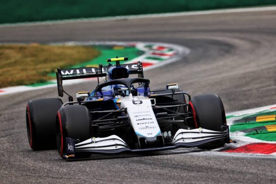 Nicholas Latifi (CDN) Williams Racing FW43B.
10.09.2021. Formula 1 World Championship, Rd 14, Italian Grand Prix, Monza, Italy, Qualifying Day.
- www.xpbimages.com, EMail: requests@xpbimages.com &copy; Copyright: Batchelor / XPB Images