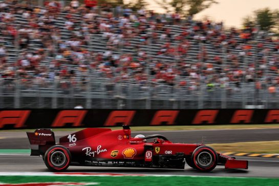 Charles Leclerc (MON) Ferrari SF-21.
10.09.2021. Formula 1 World Championship, Rd 14, Italian Grand Prix, Monza, Italy, Qualifying Day.
- www.xpbimages.com, EMail: requests@xpbimages.com &copy; Copyright: Batchelor / XPB Images