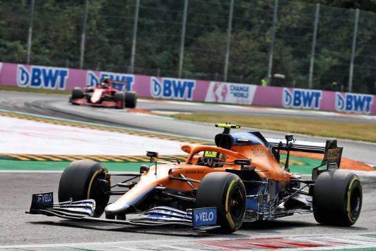 Lando Norris (GBR) McLaren MCL35M.
10.09.2021. Formula 1 World Championship, Rd 14, Italian Grand Prix, Monza, Italy, Qualifying Day.
- www.xpbimages.com, EMail: requests@xpbimages.com &copy; Copyright: XPB Images