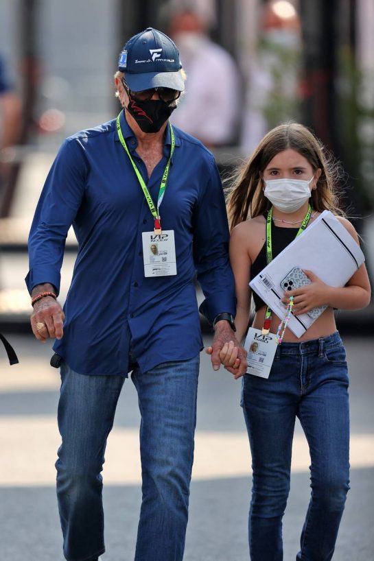 Enzo Fittiapldi (BRA) Ferrari Academy Driver with Vittoria Fittipaldi. 
12.09.2021. Formula 1 World Championship, Rd 14, Italian Grand Prix, Monza, Italy, Race Day.
- www.xpbimages.com, EMail: requests@xpbimages.com &copy; Copyright: Moy / XPB Images