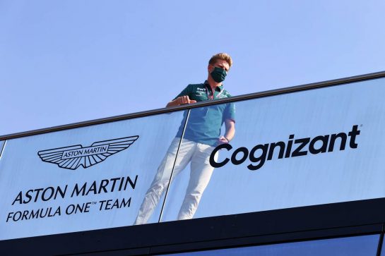 Nico Hulkenberg (GER) Aston Martin F1 Team Reserve Driver.
12.09.2021. Formula 1 World Championship, Rd 14, Italian Grand Prix, Monza, Italy, Race Day.
- www.xpbimages.com, EMail: requests@xpbimages.com &copy; Copyright: Moy / XPB Images