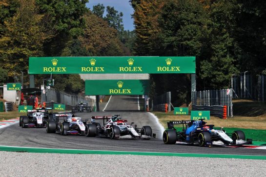 George Russell (GBR) Williams Racing FW43B.
12.09.2021. Formula 1 World Championship, Rd 14, Italian Grand Prix, Monza, Italy, Race Day.
- www.xpbimages.com, EMail: requests@xpbimages.com &copy; Copyright: Charniaux / XPB Images