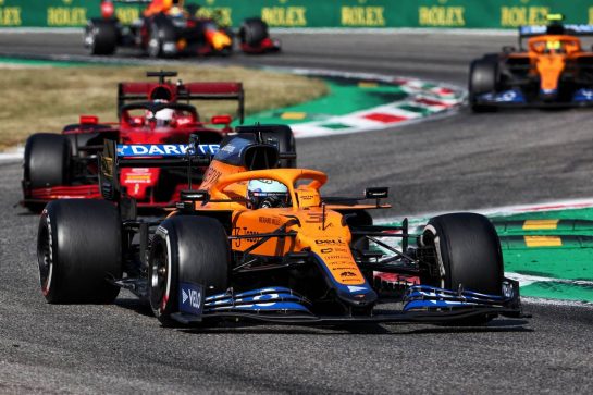 Daniel Ricciardo (AUS) McLaren MCL35M.
12.09.2021. Formula 1 World Championship, Rd 14, Italian Grand Prix, Monza, Italy, Race Day.
- www.xpbimages.com, EMail: requests@xpbimages.com &copy; Copyright: Charniaux / XPB Images