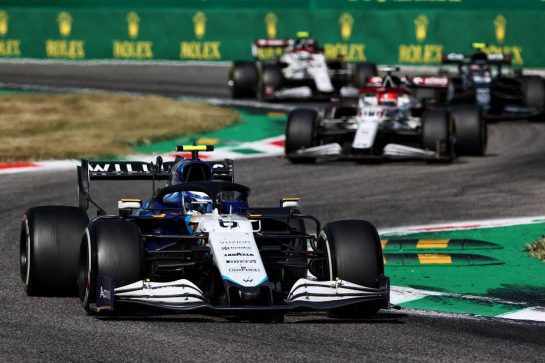 Nicholas Latifi (CDN) Williams Racing FW43B.
12.09.2021. Formula 1 World Championship, Rd 14, Italian Grand Prix, Monza, Italy, Race Day.
- www.xpbimages.com, EMail: requests@xpbimages.com &copy; Copyright: Charniaux / XPB Images