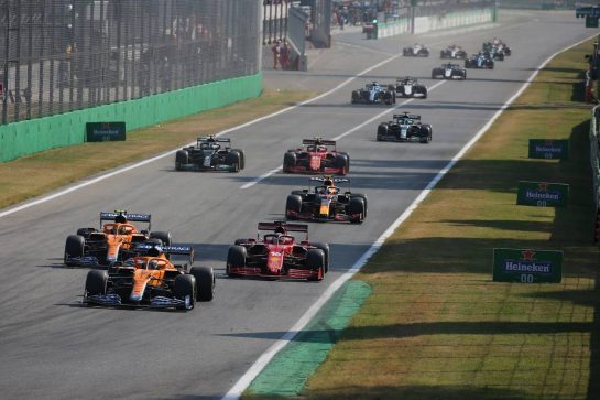 Daniel Ricciardo (AUS) McLaren MCL35M.
12.09.2021. Formula 1 World Championship, Rd 14, Italian Grand Prix, Monza, Italy, Race Day.
- www.xpbimages.com, EMail: requests@xpbimages.com &copy; Copyright: XPB Images