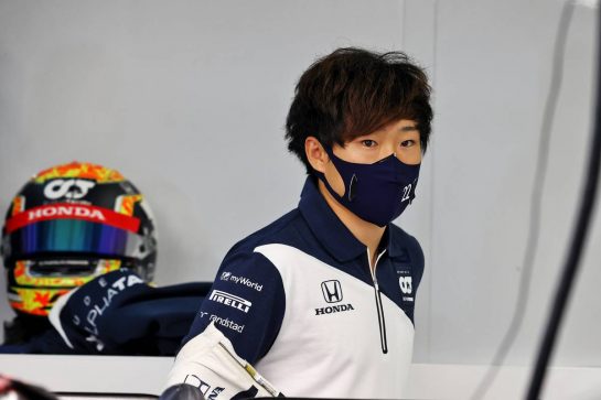 Yuki Tsunoda (JPN) AlphaTauri.
23.09.2021. Formula 1 World Championship, Rd 15, Russian Grand Prix, Sochi Autodrom, Sochi, Russia, Preparation Day.
- www.xpbimages.com, EMail: requests@xpbimages.com &copy; Copyright: Moy / XPB Images