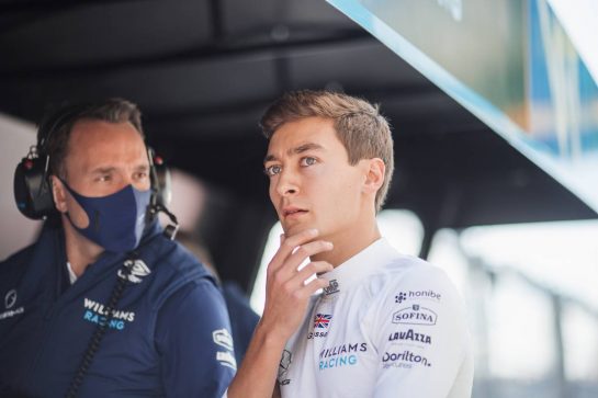 George Russell (GBR) Williams Racing.
24.09.2021. Formula 1 World Championship, Rd 15, Russian Grand Prix, Sochi Autodrom, Sochi, Russia, Practice Day.
- www.xpbimages.com, EMail: requests@xpbimages.com &copy; Copyright: Bearne / XPB Images