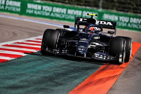 Pierre Gasly (FRA) AlphaTauri AT02.
24.09.2021. Formula 1 World Championship, Rd 15, Russian Grand Prix, Sochi Autodrom, Sochi, Russia, Practice Day.
- www.xpbimages.com, EMail: requests@xpbimages.com &copy; Copyright: Batchelor / XPB Images