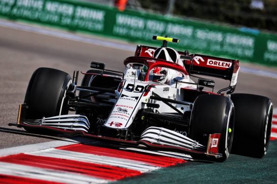 Antonio Giovinazzi (ITA) Alfa Romeo Racing C41.
24.09.2021. Formula 1 World Championship, Rd 15, Russian Grand Prix, Sochi Autodrom, Sochi, Russia, Practice Day.
- www.xpbimages.com, EMail: requests@xpbimages.com &copy; Copyright: Batchelor / XPB Images