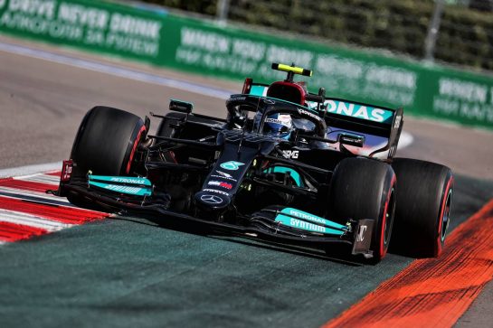 Valtteri Bottas (FIN) Mercedes AMG F1 W12.
24.09.2021. Formula 1 World Championship, Rd 15, Russian Grand Prix, Sochi Autodrom, Sochi, Russia, Practice Day.
- www.xpbimages.com, EMail: requests@xpbimages.com &copy; Copyright: Batchelor / XPB Images