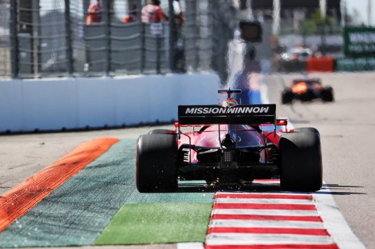Charles Leclerc (MON) Ferrari SF-21.
24.09.2021. Formula 1 World Championship, Rd 15, Russian Grand Prix, Sochi Autodrom, Sochi, Russia, Practice Day.
- www.xpbimages.com, EMail: requests@xpbimages.com &copy; Copyright: Batchelor / XPB Images