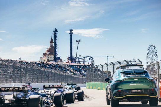 Sebastian Vettel (GER) Aston Martin F1 Team AMR21.
24.09.2021. Formula 1 World Championship, Rd 15, Russian Grand Prix, Sochi Autodrom, Sochi, Russia, Practice Day.
- www.xpbimages.com, EMail: requests@xpbimages.com &copy; Copyright: Bearne / XPB Images