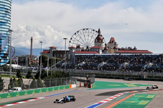 Nicholas Latifi (CDN) Williams Racing FW43B.
24.09.2021. Formula 1 World Championship, Rd 15, Russian Grand Prix, Sochi Autodrom, Sochi, Russia, Practice Day.
- www.xpbimages.com, EMail: requests@xpbimages.com &copy; Copyright: Moy / XPB Images