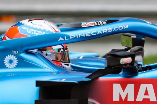 Esteban Ocon (FRA) Alpine F1 Team A521 on the grid.
26.09.2021. Formula 1 World Championship, Rd 15, Russian Grand Prix, Sochi Autodrom, Sochi, Russia, Race Day.
- www.xpbimages.com, EMail: requests@xpbimages.com &copy; Copyright: Charniaux / XPB Images