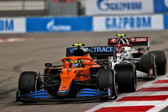 Lando Norris (GBR) McLaren MCL35M.
26.09.2021. Formula 1 World Championship, Rd 15, Russian Grand Prix, Sochi Autodrom, Sochi, Russia, Race Day.
- www.xpbimages.com, EMail: requests@xpbimages.com &copy; Copyright: Moy / XPB Images