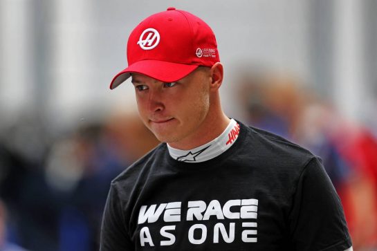 Nikita Mazepin (RUS) Haas F1 Team on the grid.
26.09.2021. Formula 1 World Championship, Rd 15, Russian Grand Prix, Sochi Autodrom, Sochi, Russia, Race Day.
- www.xpbimages.com, EMail: requests@xpbimages.com &copy; Copyright: Moy / XPB Images