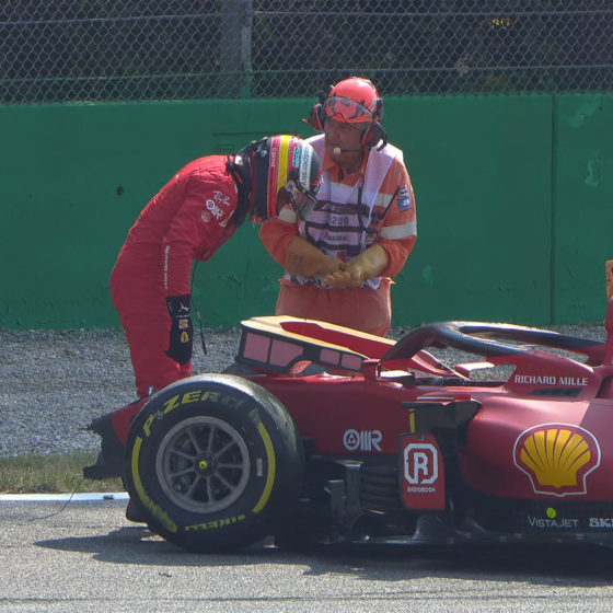 Hamilton fastest in FP2 as Sainz suffers heavy crash