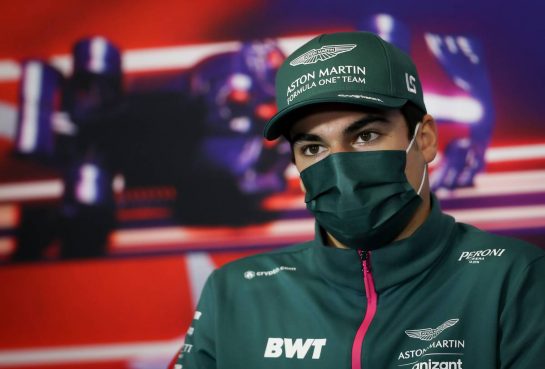 Lance Stroll (CDN) Aston Martin F1 Team in the FIA Press Conference.
07.10.2021. Formula 1 World Championship, Rd 16, Turkish Grand Prix, Istanbul, Turkey, Preparation Day.
- www.xpbimages.com, EMail: requests@xpbimages.com © Copyright: FIA Pool Image for Editorial Use Only