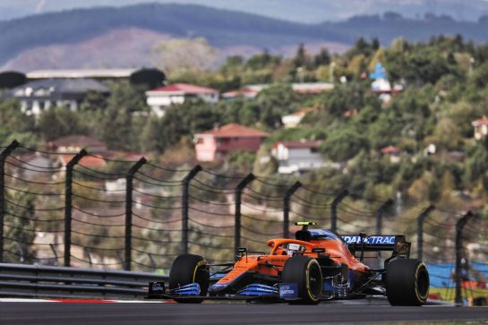 Lando Norris (GBR) McLaren MCL35M.
08.10.2021 Formula 1 World Championship, Rd 16, Turkish Grand Prix, Istanbul, Turkey, Practice Day.
- www.xpbimages.com, EMail: requests@xpbimages.com &copy; Copyright: Batchelor / XPB Images