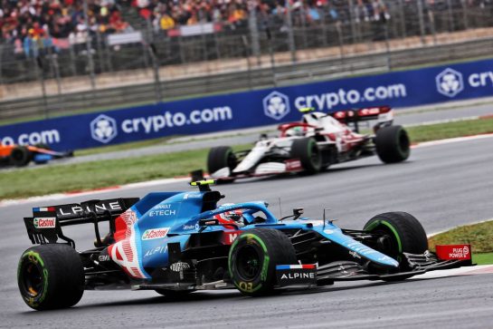 Esteban Ocon (FRA) Alpine F1 Team A521.
10.10.2021. Formula 1 World Championship, Rd 16, Turkish Grand Prix, Istanbul, Turkey, Race Day.
- www.xpbimages.com, EMail: requests@xpbimages.com © Copyright: Batchelor / XPB Images