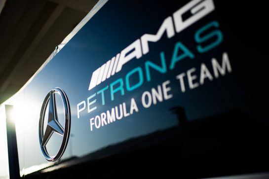 Mercedes AMG F1 logo.
21.10.2021. Formula 1 World Championship, Rd 17, United States Grand Prix, Austin, Texas, USA, Preparation Day.
- www.xpbimages.com, EMail: requests@xpbimages.com © Copyright: Price / XPB Images